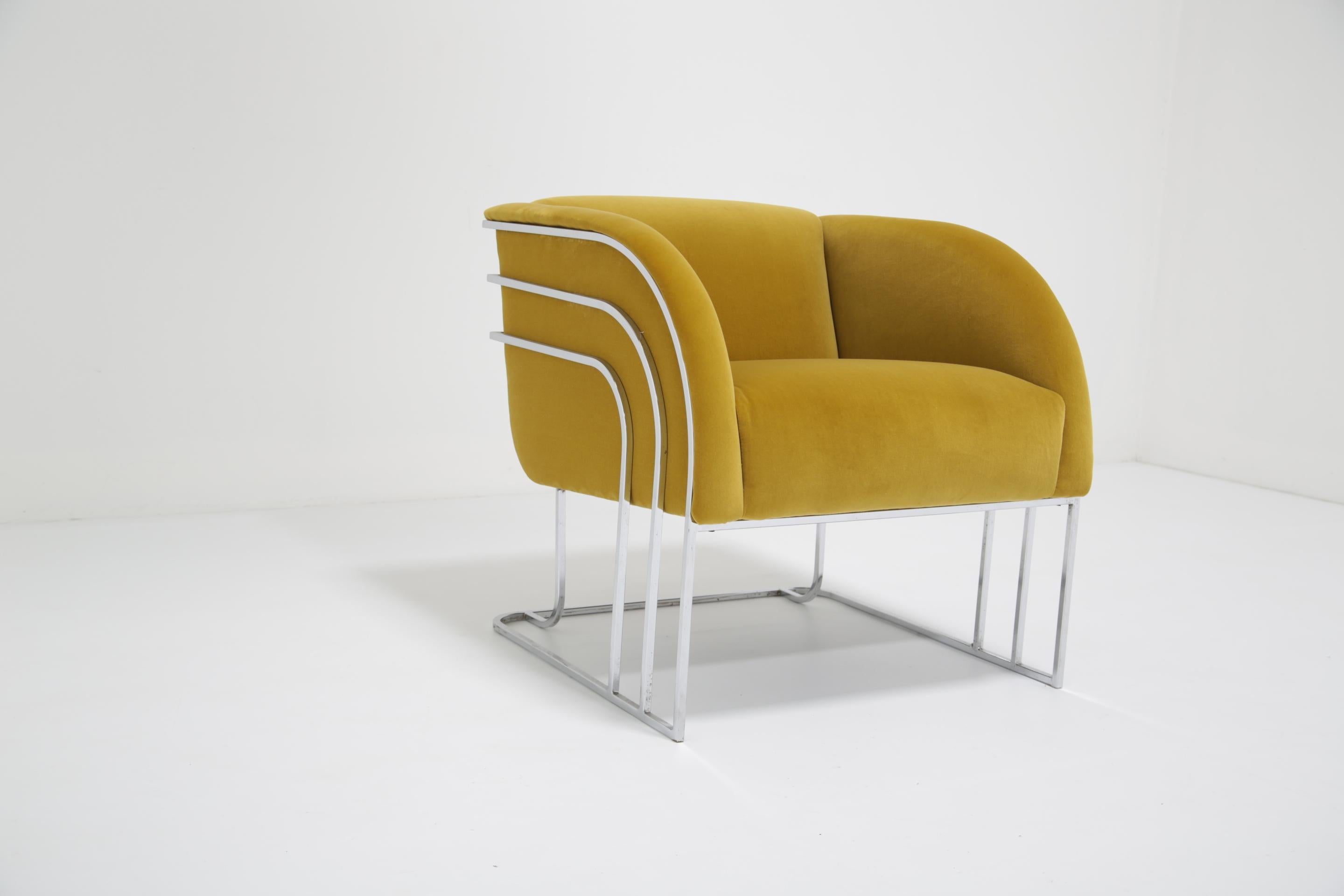 Mid-Century Modern Chaise longue George Mergenov fabriquée par Weiman/Warren Lloyd Circa 1970. en vente