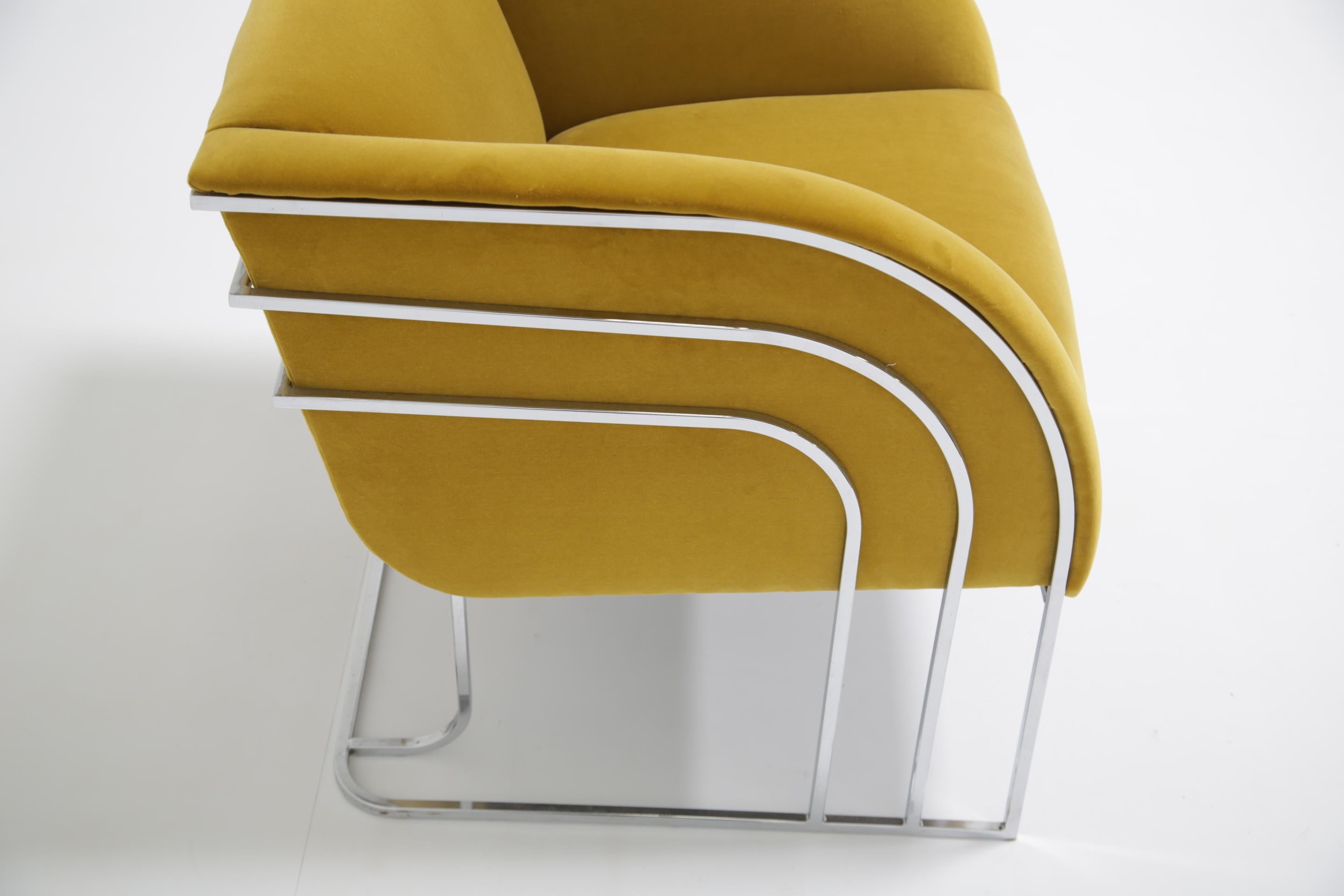 Fin du 20e siècle Chaise longue George Mergenov fabriquée par Weiman/Warren Lloyd Circa 1970. en vente