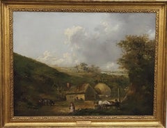 A farmstead in a landscape