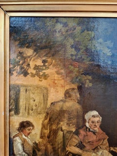 A Late 18th-Century Rural Family Scene