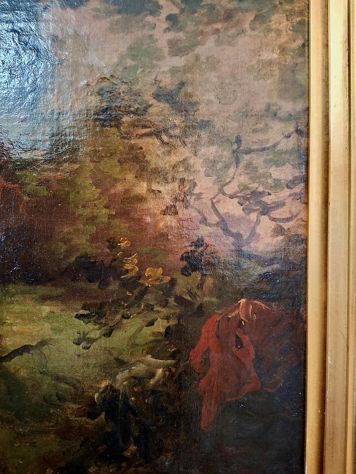 A Late 18th-Century Rural Family Scene For Sale 3