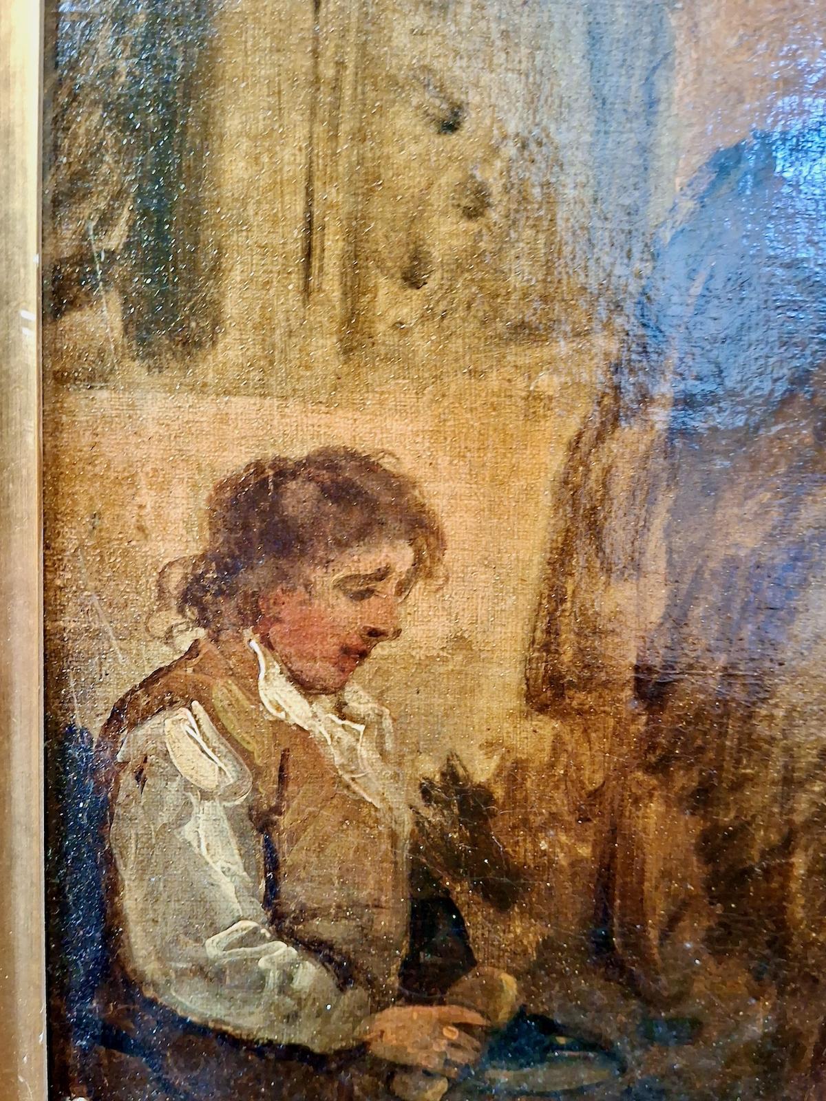 A Late 18th-Century Rural Family Scene For Sale 4