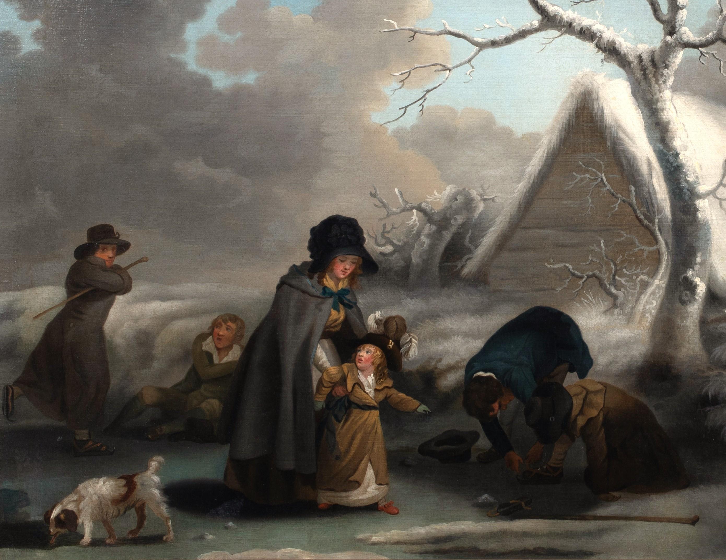 Ice Skating In A Winter Landscape, 18th Century   1