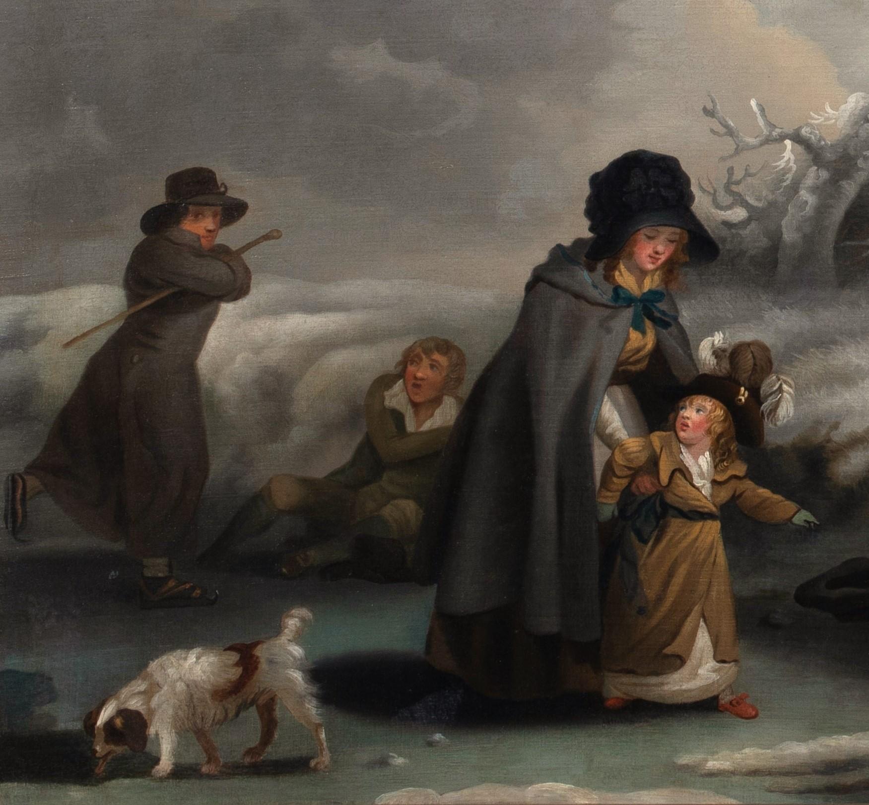 Ice Skating In A Winter Landscape, 18th Century   2