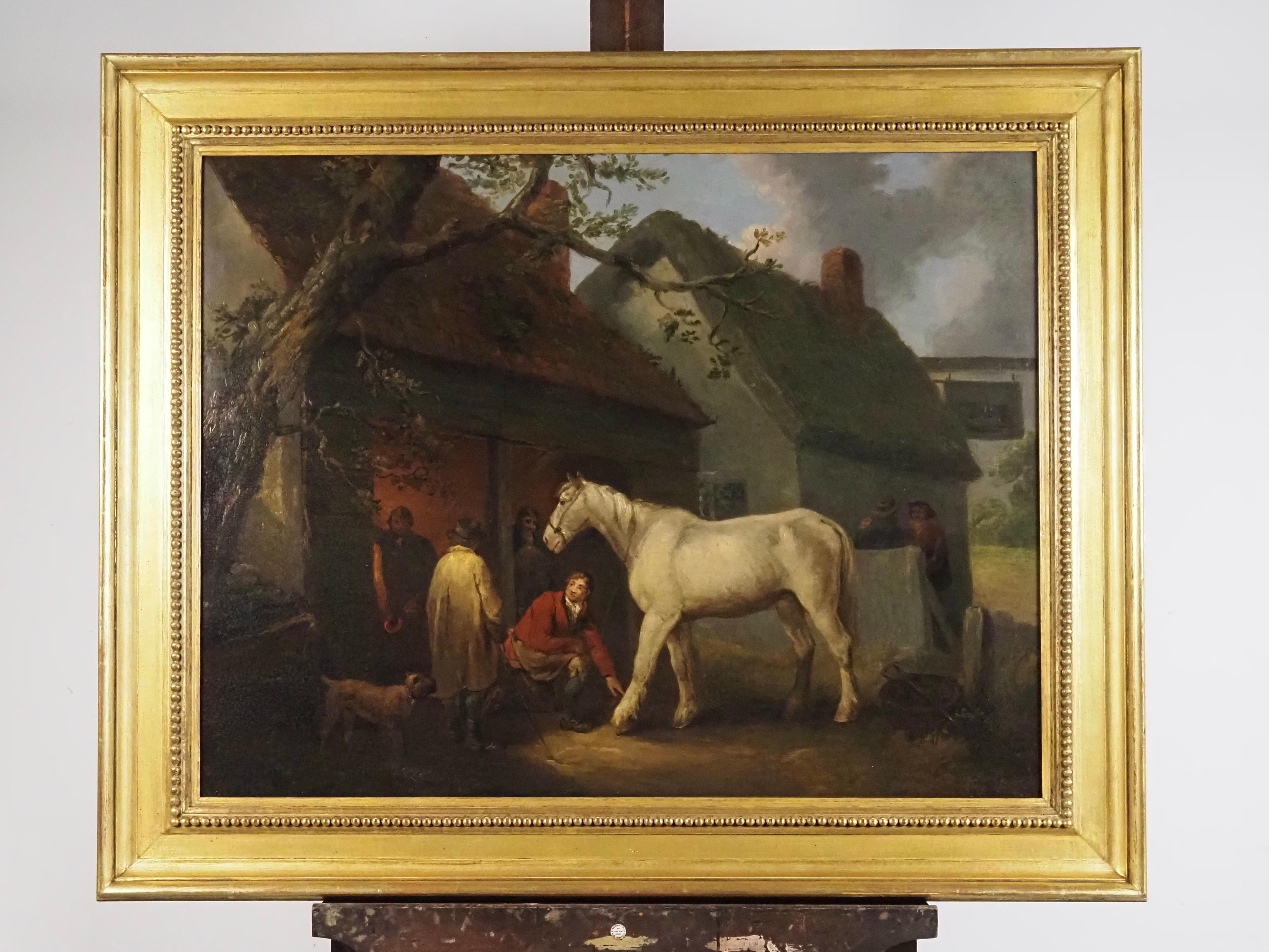 George Morland (1762-1804)
Il Maniscalco
Firmato e datato 