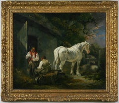 The White Horse An English Genre Painting by George Morland 18th Century