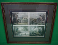Antique "Suite Of Four Gamebird Shooting Scenes" By George Morland