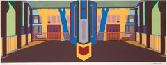 Mirrored Porch, Pop Art Screen Print by George Mueller