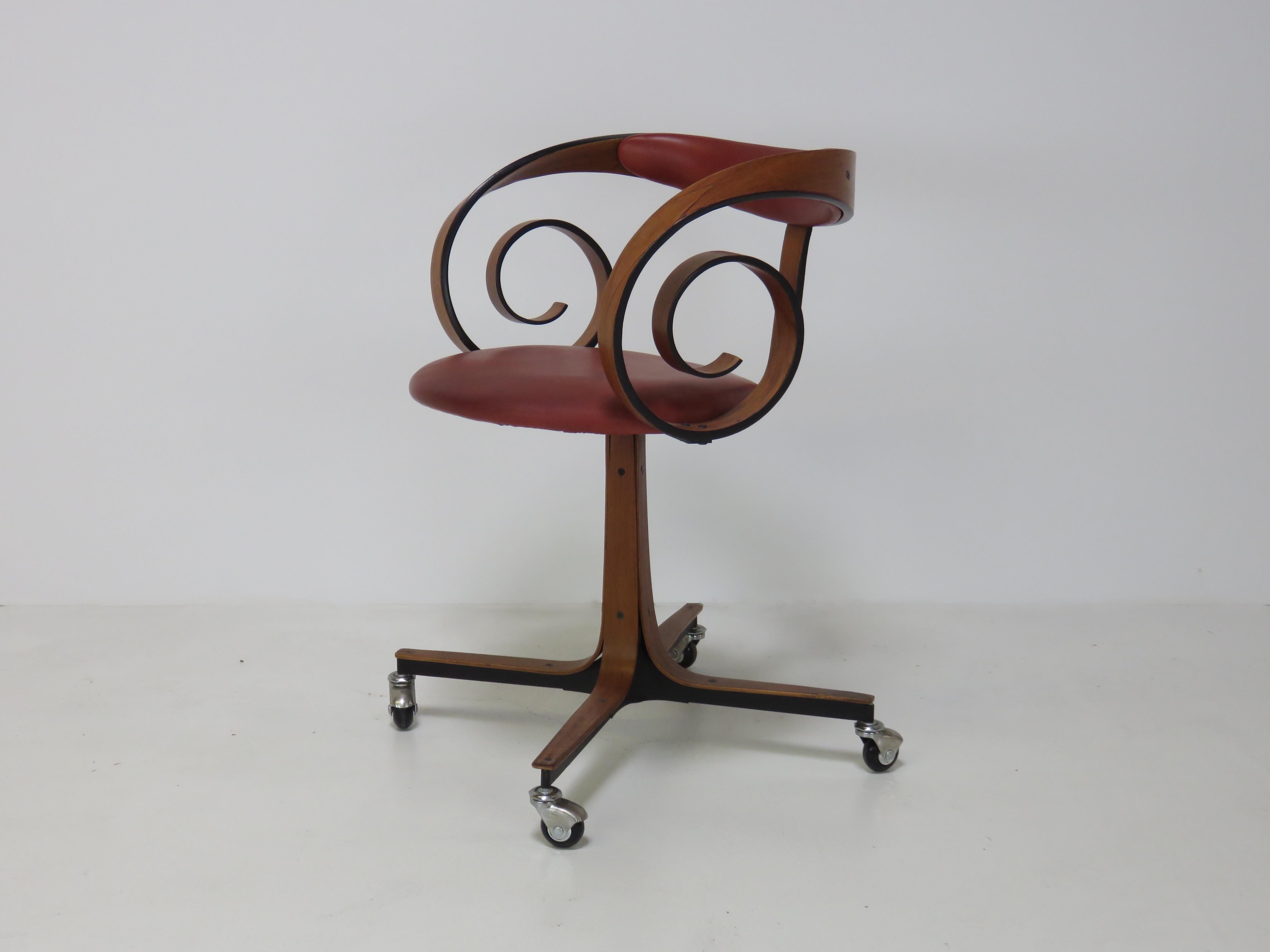 Wood George Mulhauser Desk Chair