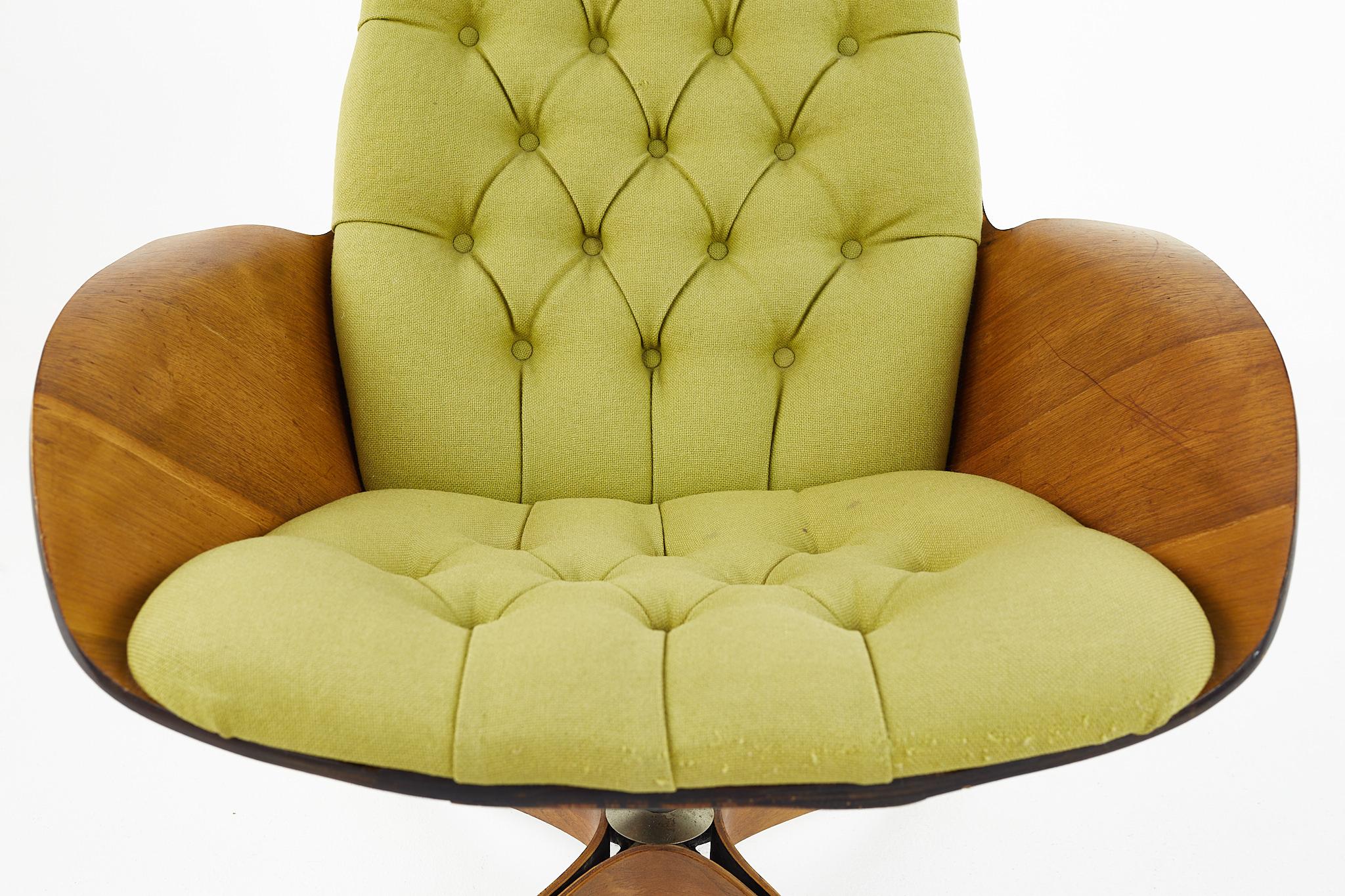 George Mulhauser for Plycraft Mid Century Tufted Mrs Chair 1