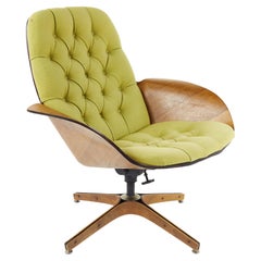 George Mulhauser for Plycraft Mid Century Tufted Mrs Chair
