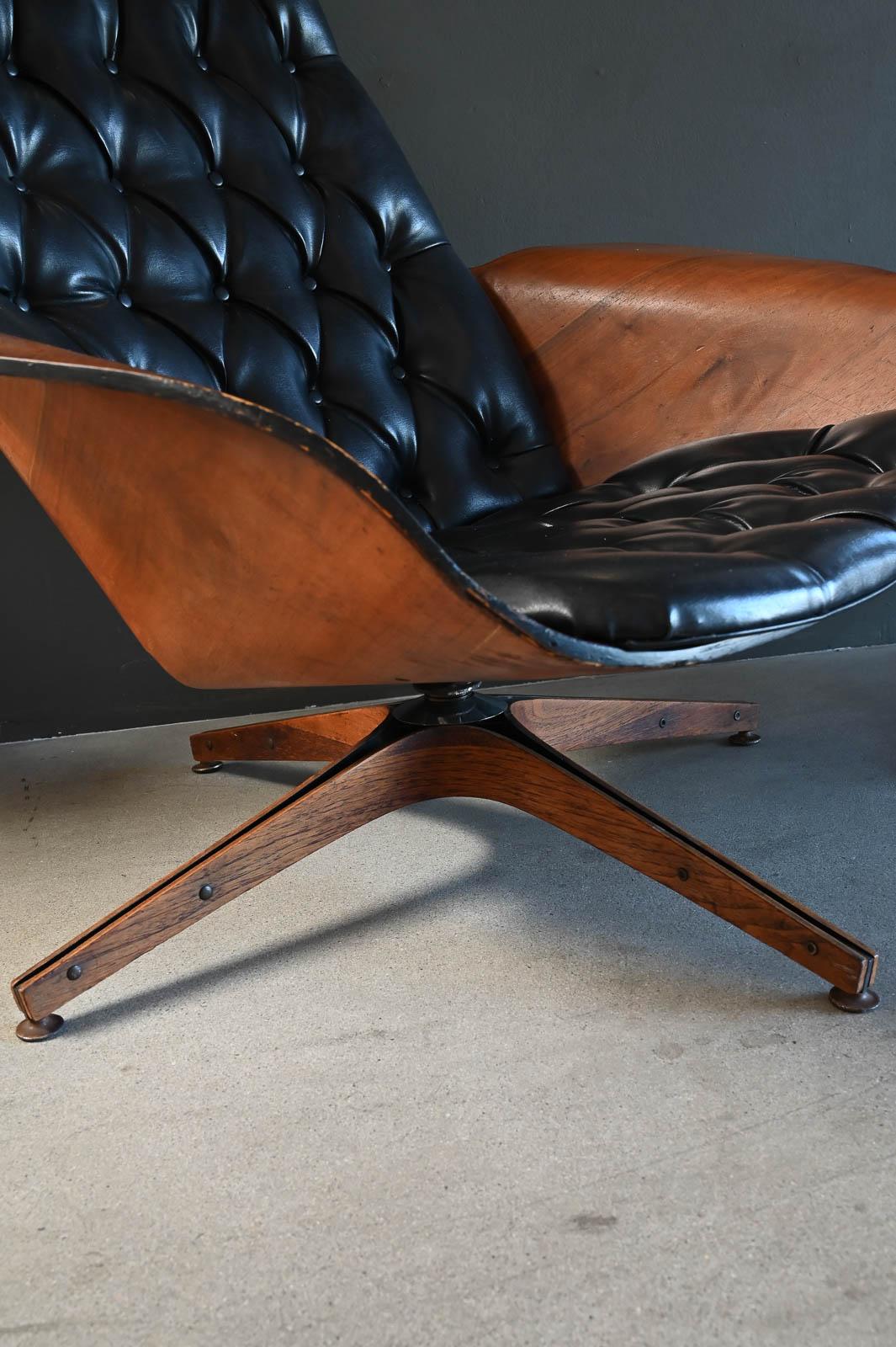 George Mulhauser for Plycraft Mr. Chair & Ottoman, ca. 1970 2