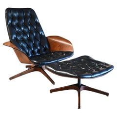 George Mulhauser for Plycraft Mr. Chair & Ottoman, ca. 1970
