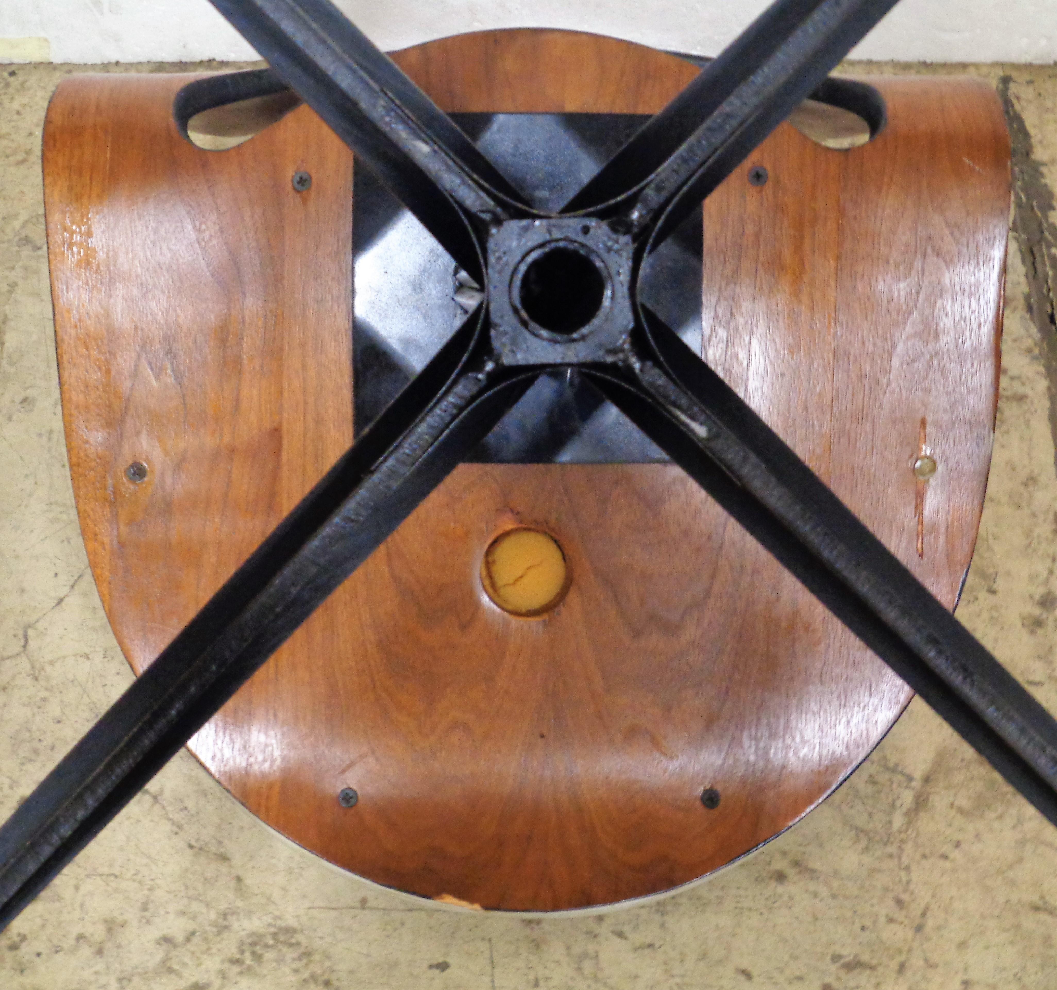 George Mulhauser Plycraft Swivel Chair, 1950's 3