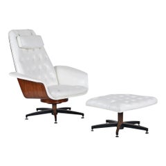 George Mulhauser Mr. Chair & Ottoman by Plycraft