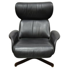 Fauteuil inclinable Mr. de George Mulhauser Plycraft en noyer noir