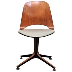 George Mulhauser Plycraft Swivel Chair, 1950's