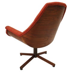 George Mulhauser Chaise longue en noyer Plycraft
