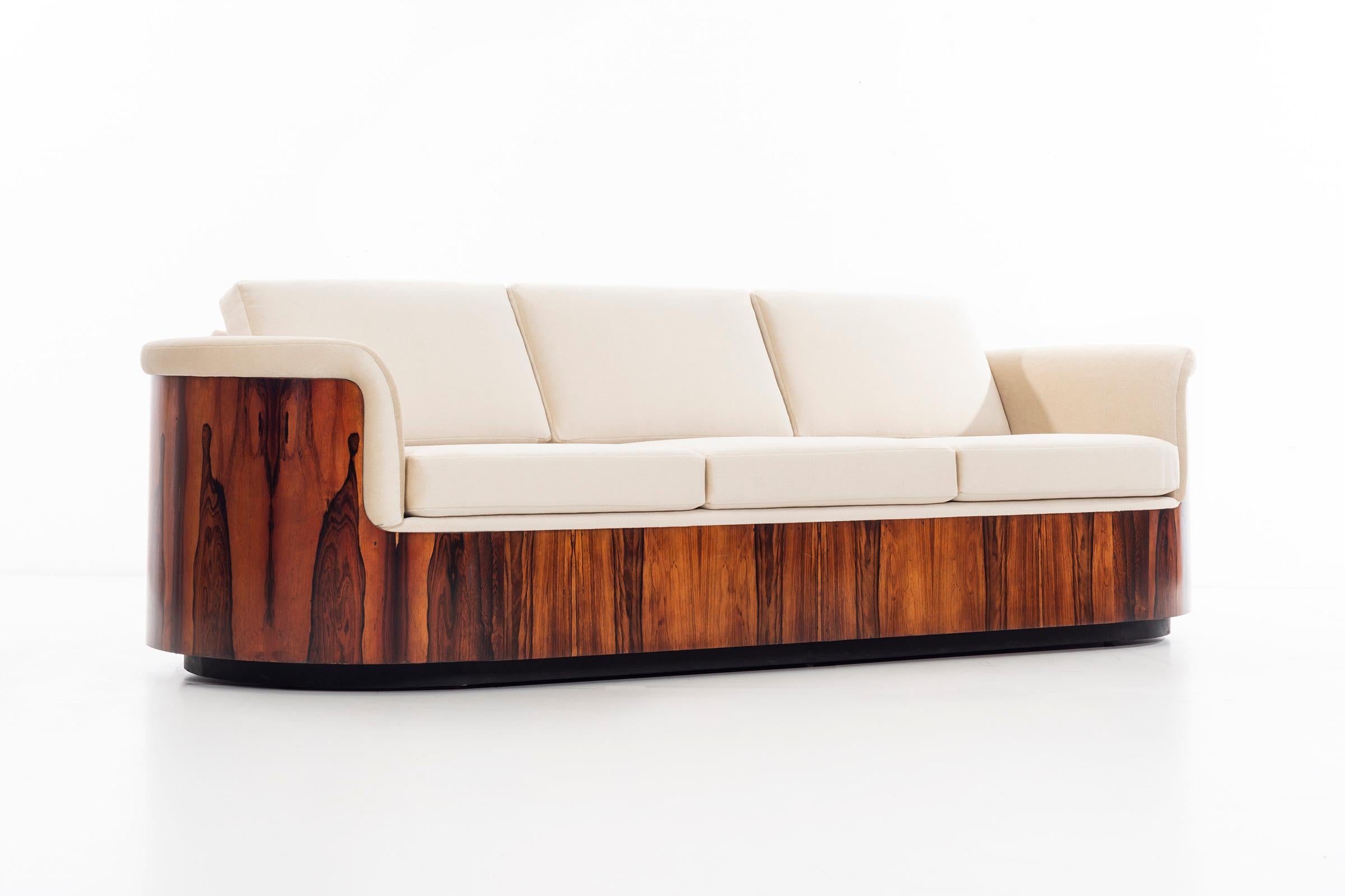 Mid-Century Modern George Mulhauser Rosewood Sofa