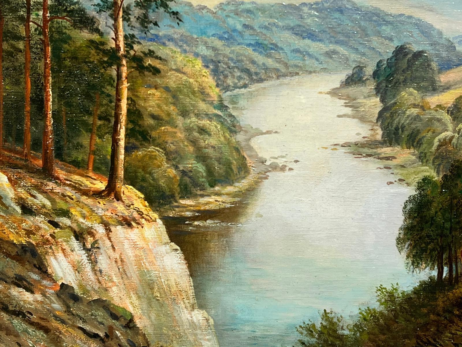 El valle sinuoso del río
de George Mulready Freezor (británico, 1865-1962)
óleo sobre lienzo firmado, enmarcado
enmarcado: 32 x 38 pulgadas
lienzo: 29 x 33 pulgadas

procedencia: colección privada del Reino Unido
El cuadro está en muy buen estado y