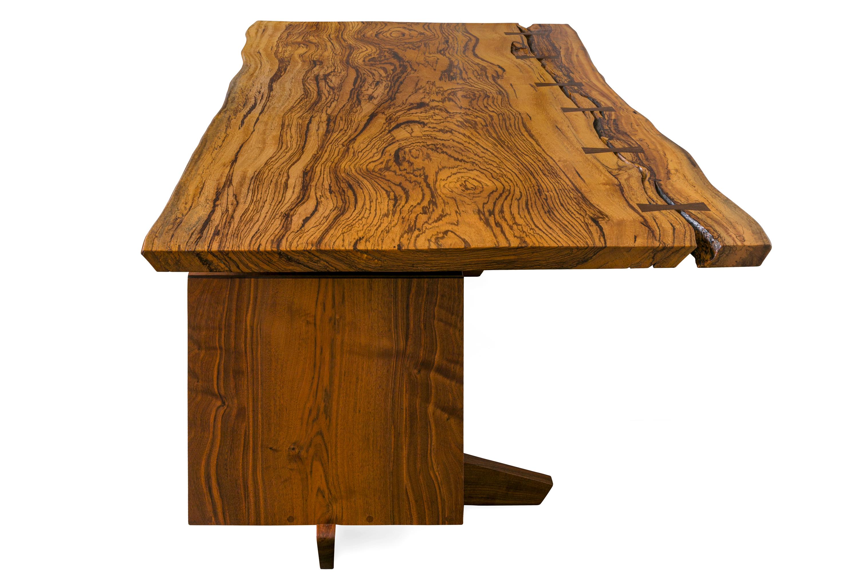 zebra wood desk