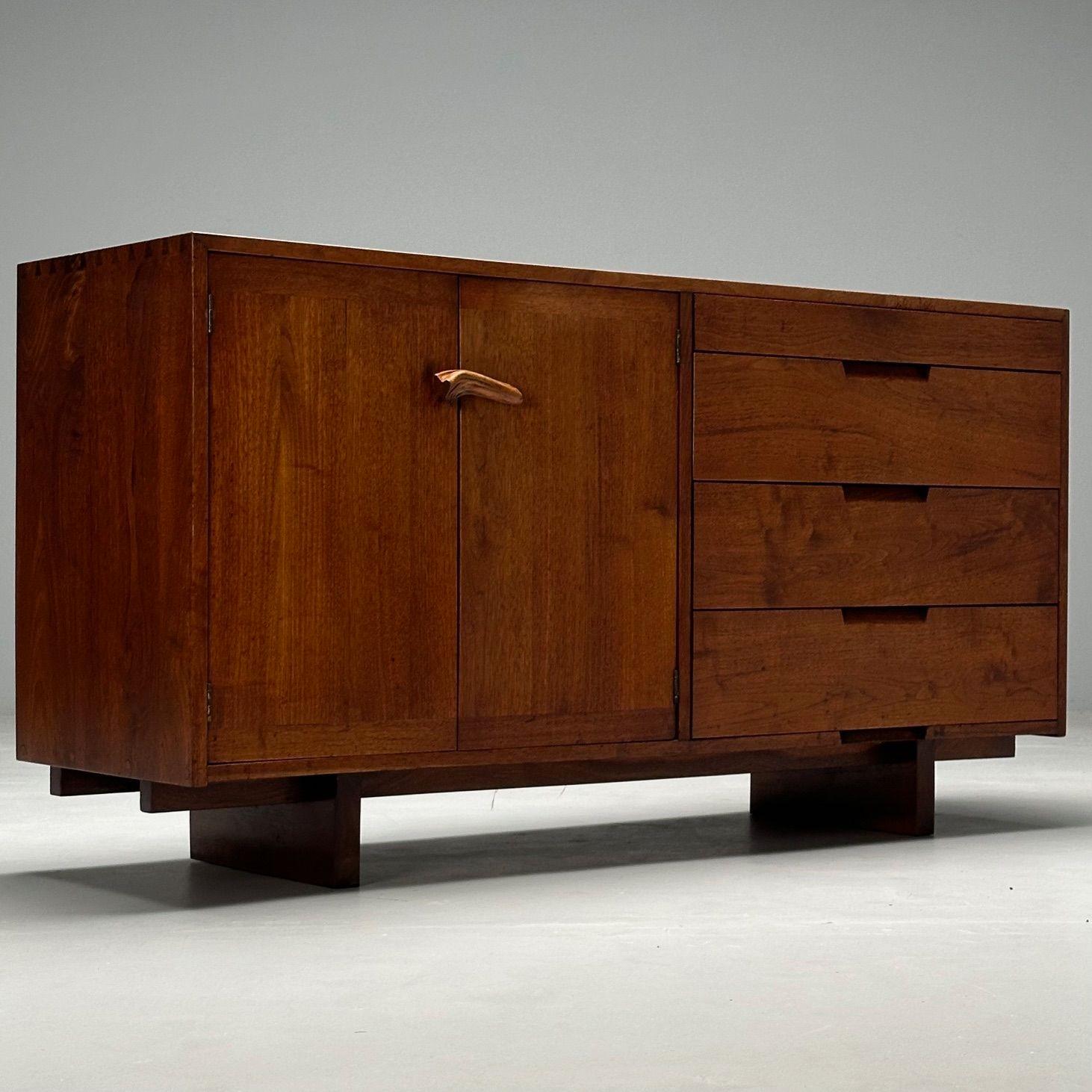 George Nakashima, American Studio, Mid-Century Modern, Rare Cabinet or Dresser, USA, 1953

Rare opportunity to acquire a special cabinet designed and produced by George Nakashima in New Hope, PA in 1953. This work features two doors concealing two