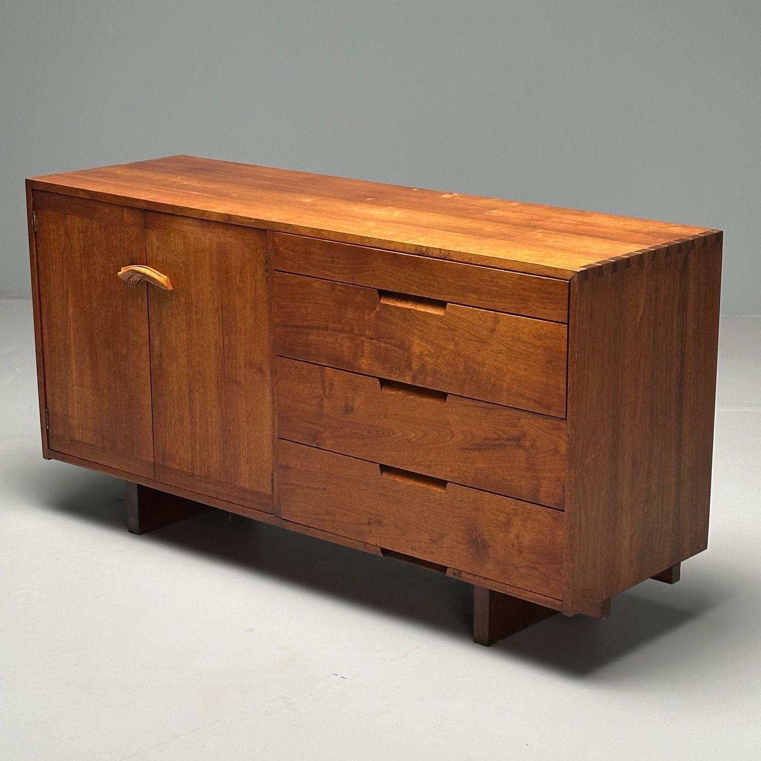 Wood George Nakashima, American Studio, Mid-Century Modern, Rare Cabinet, USA, 1953 For Sale