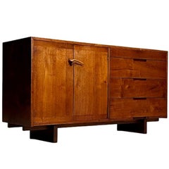 George Nakashima, American Studio, moderne du milieu du siècle dernier, meuble de rangement rare, États-Unis, 1953