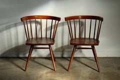 George Nakashima Attributed "Straight" Chairs, 1950s