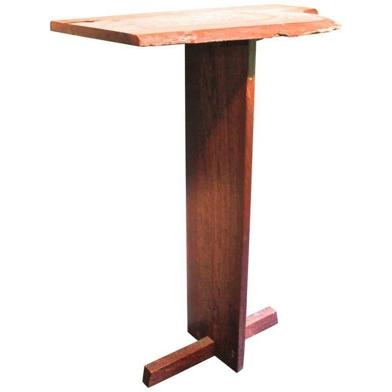 George Nakashima Attributed Walnut 'Minguren' Pedestal Table