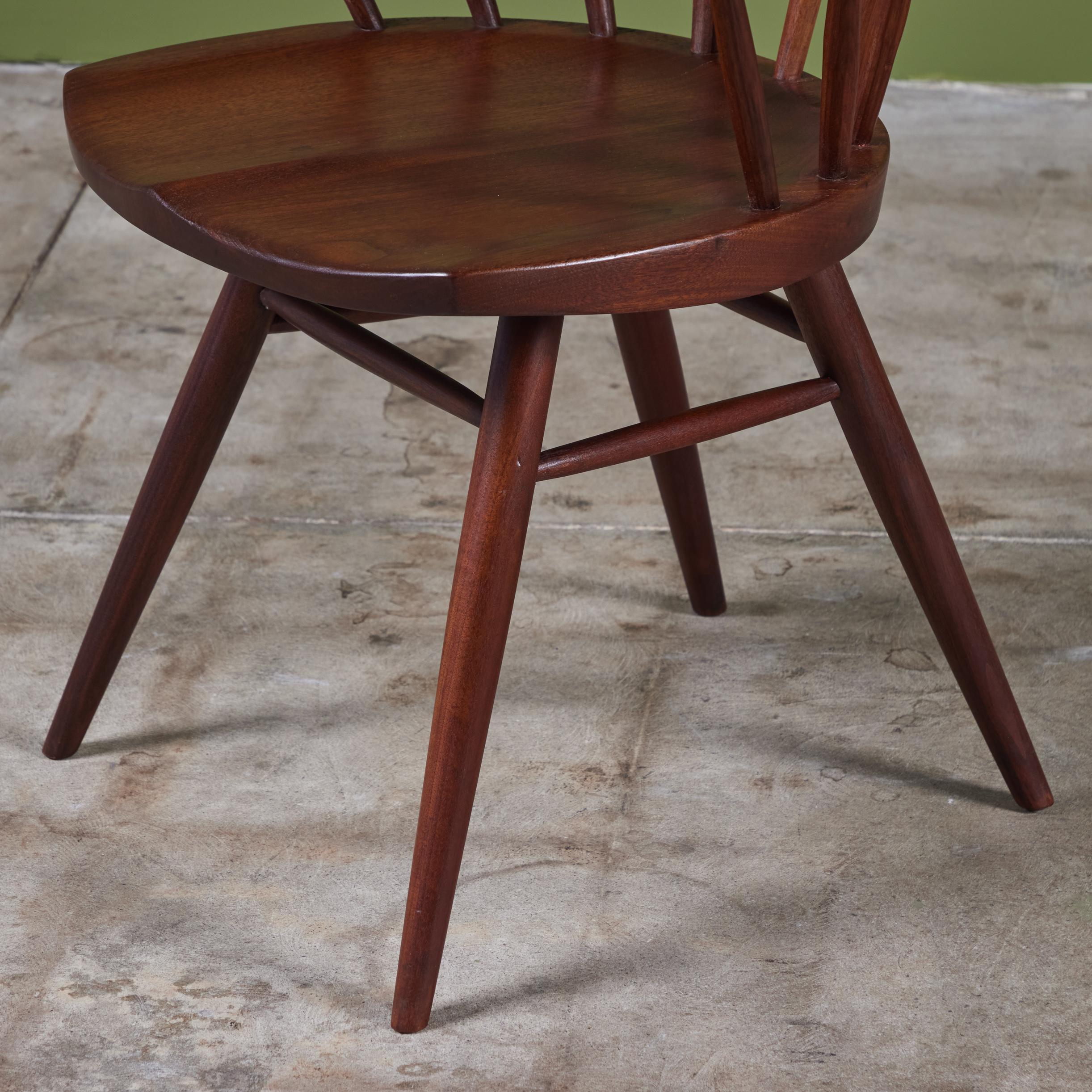 Chaise de capitaine en noyer noir George Nakashima 5