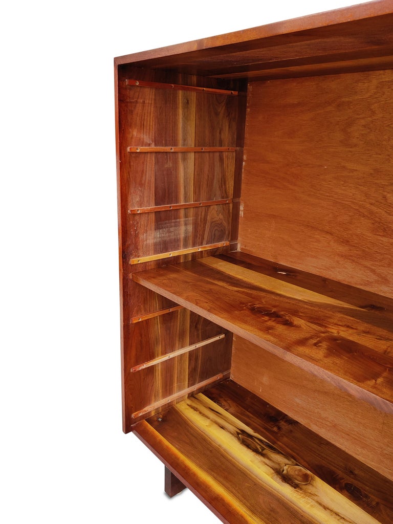 Nakashima Black Walnut Chest of Drawers with Dovetail Joinery