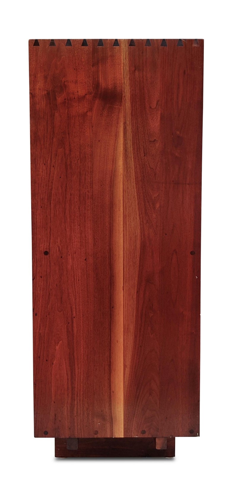 Nakashima Black Walnut Chest of Drawers with Dovetail Joinery