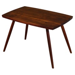 Retro George Nakashima Black Walnut Side Table