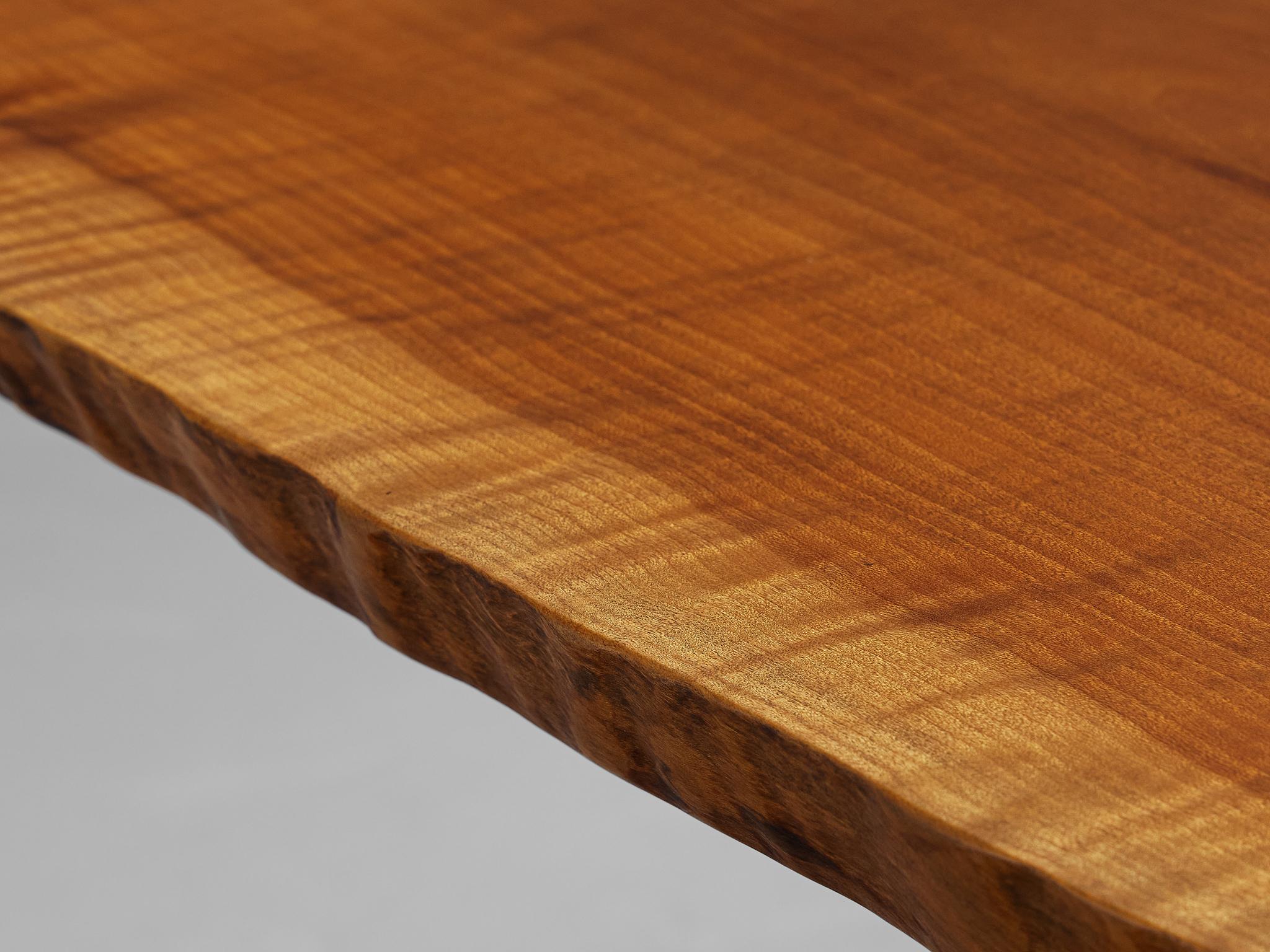 George Nakashima Esstisch in Bootsform auf Böcken im Angebot 5