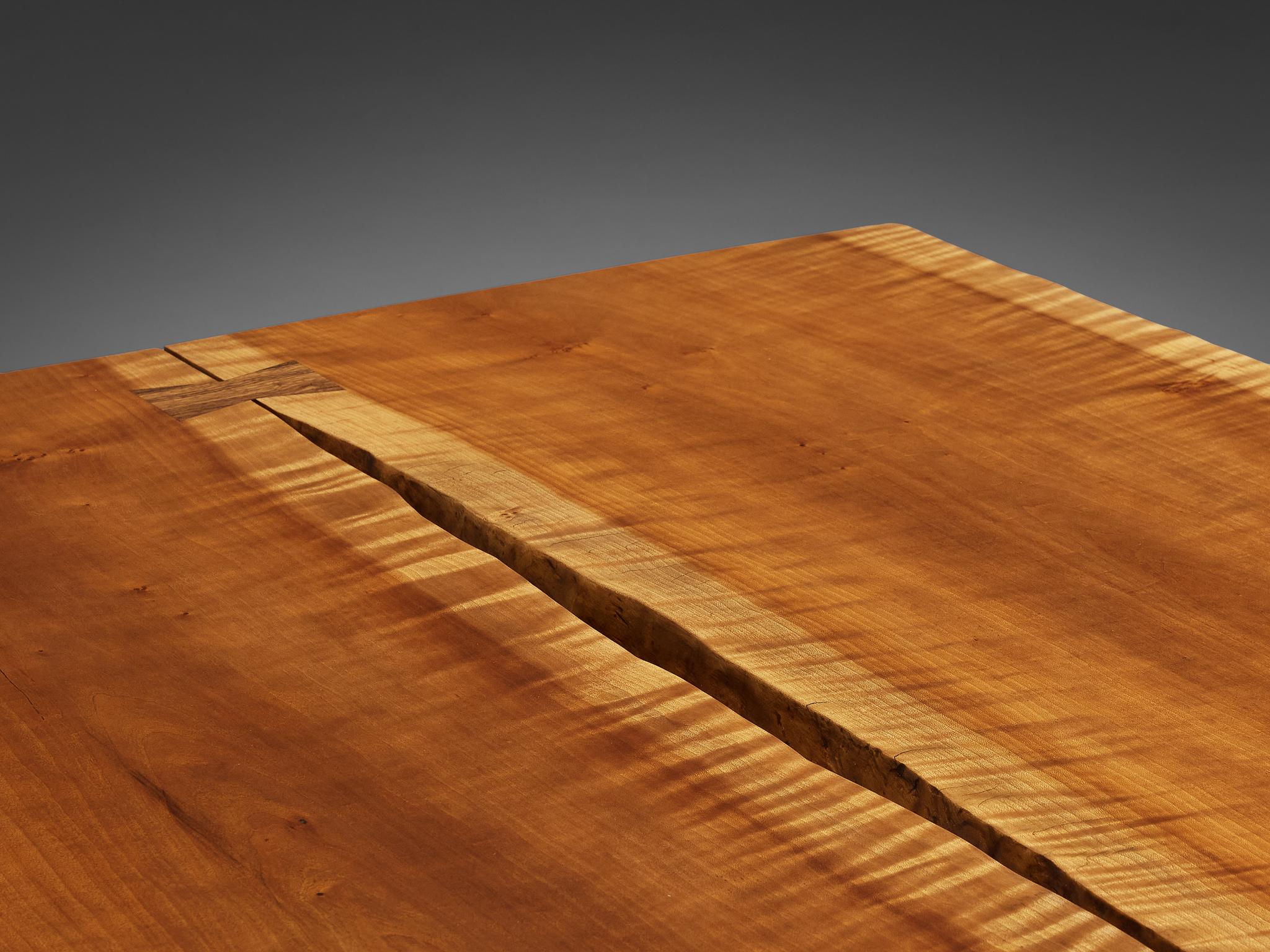 George Nakashima Esstisch in Bootsform auf Böcken im Angebot 6