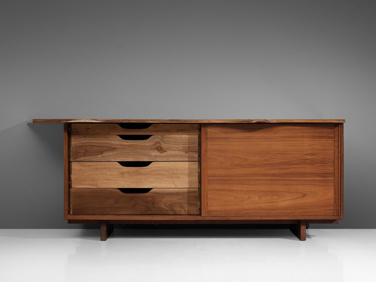 George Nakashima Cabinet with Sliding Doors, 1958 For Sale at 1stDibs