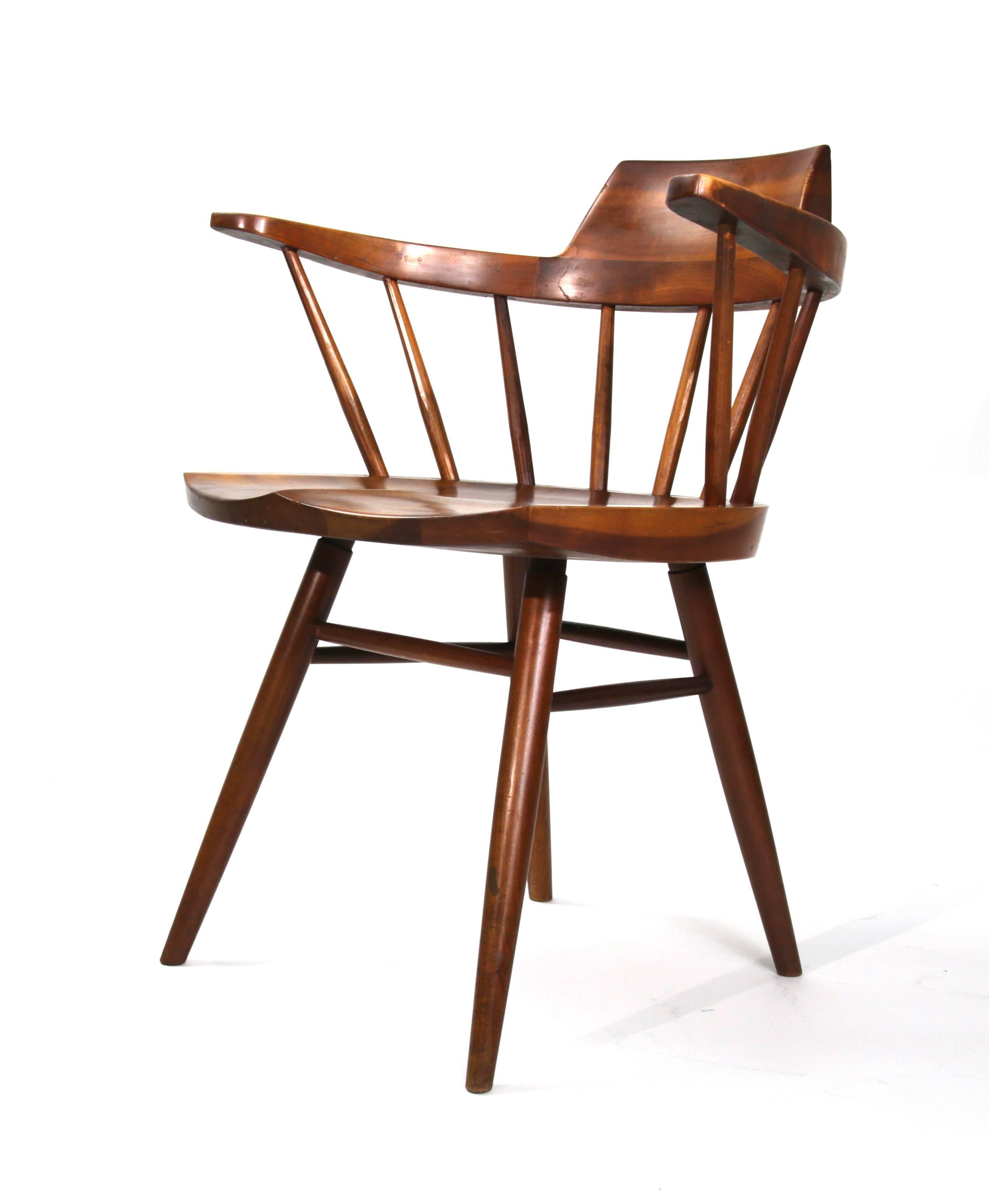 Organic Modern George Nakashima Captain's Chair
