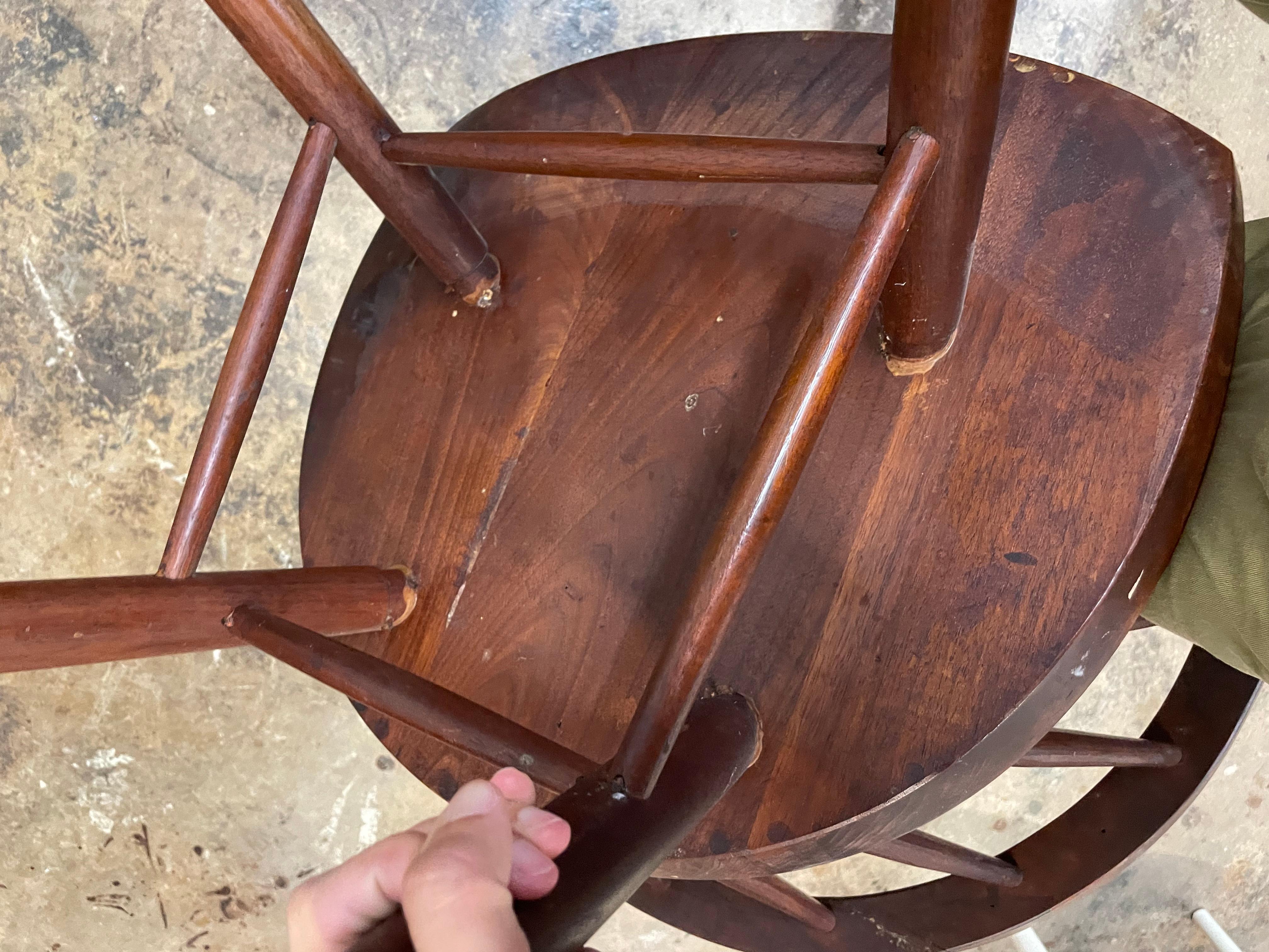 George Nakashima Captains Chairs, a Pair 4
