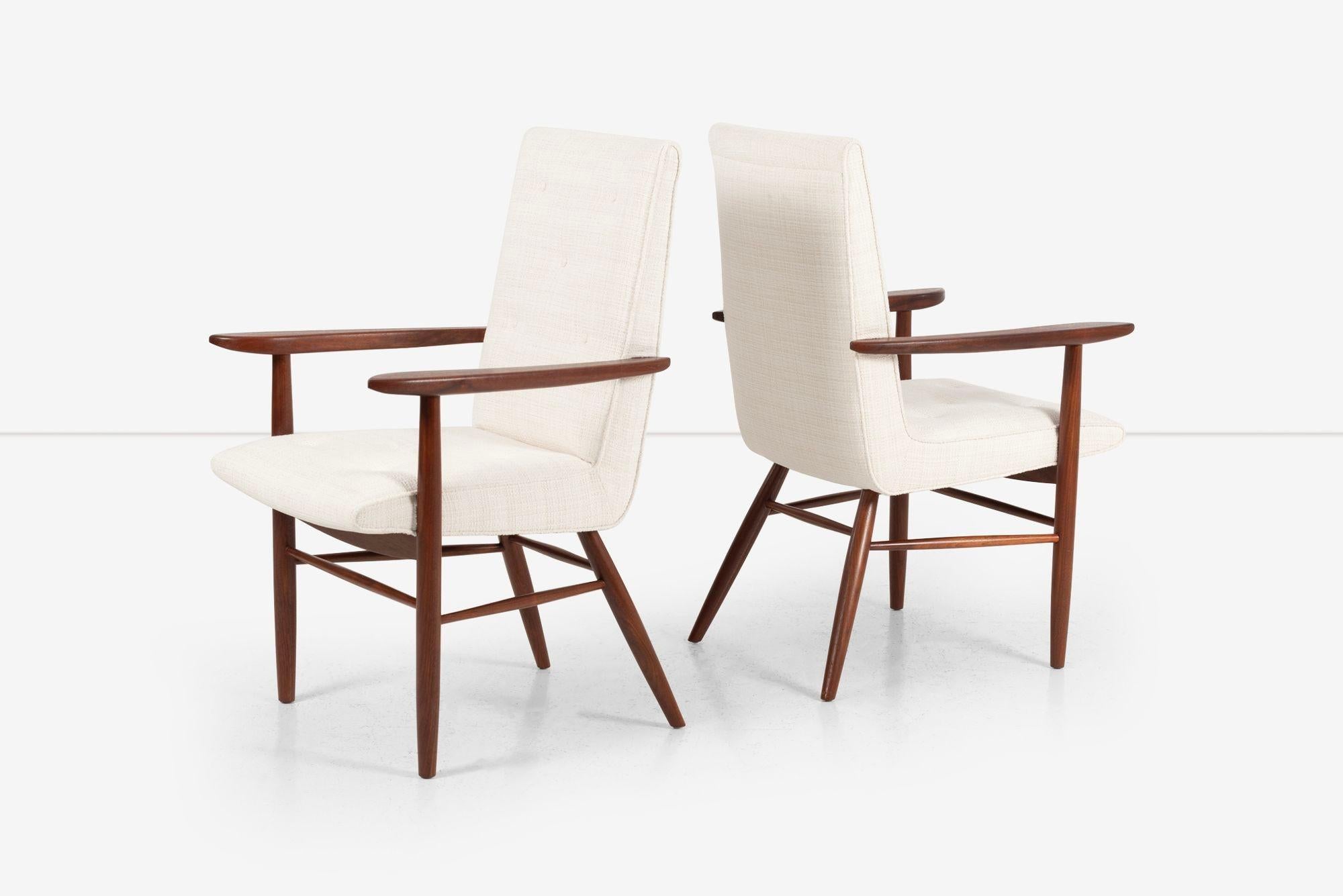 George Nakashima Chairs for Widdicomb Origins set of Twelve Dining Chairs In Good Condition For Sale In Chicago, IL