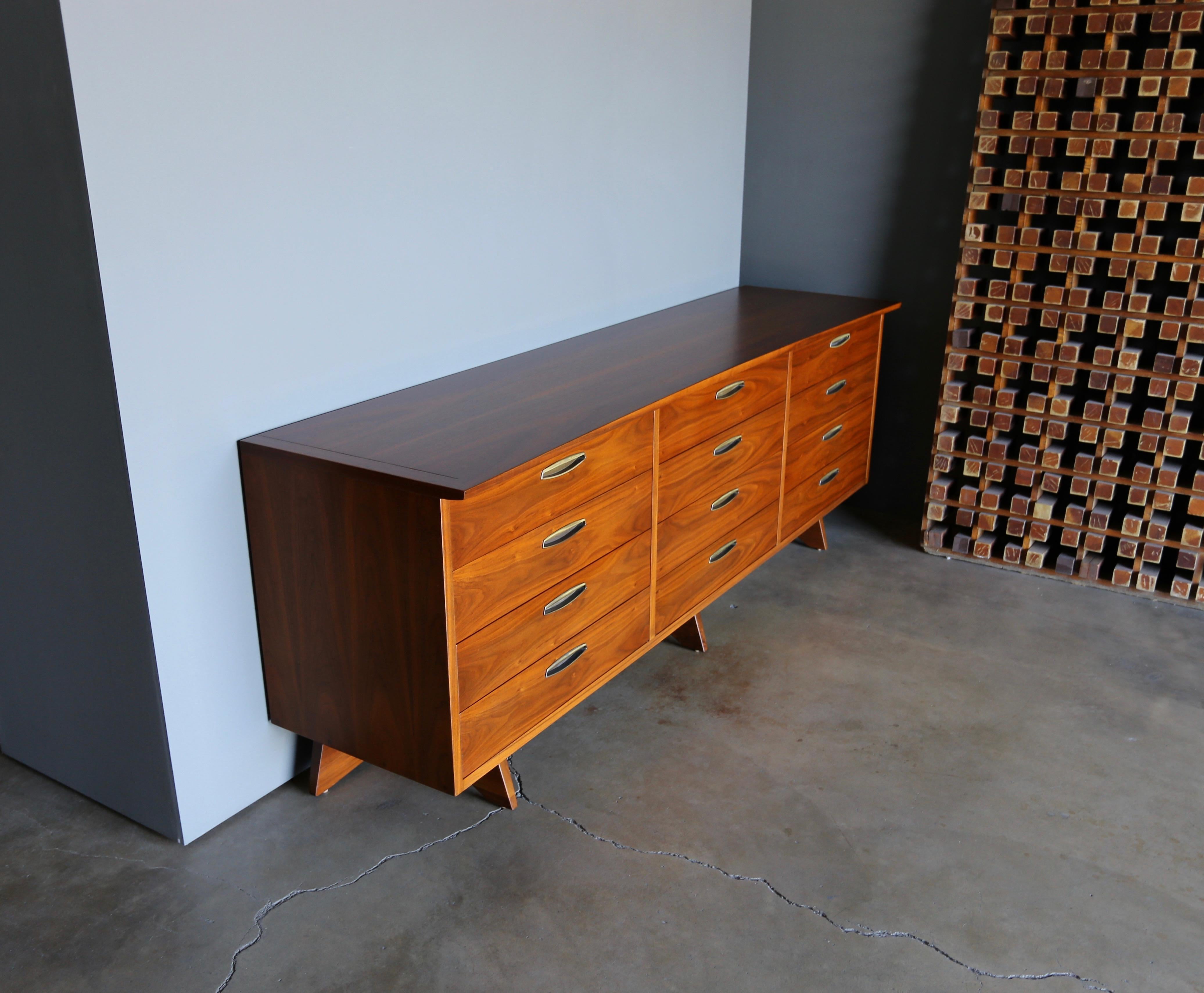 Brass George Nakashima Chest for Widdicomb, 1959