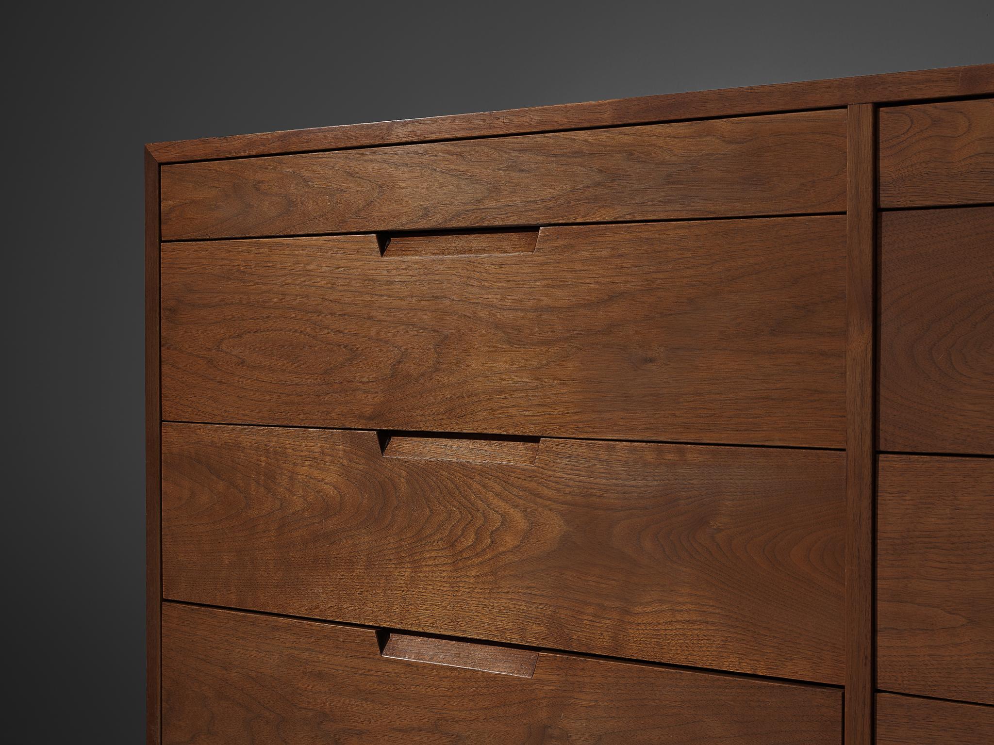 George Nakashima a 'Born Together' pair of Chests of Drawers in Walnut,  1955 1