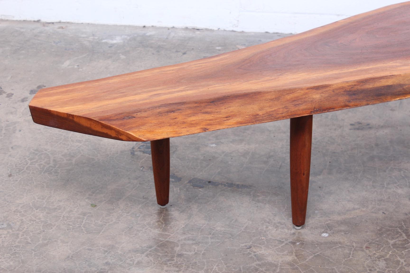 George Nakashima Coffee Table, 1980 In Good Condition In Dallas, TX