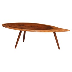 Table basse George Nakashima en noyer noir