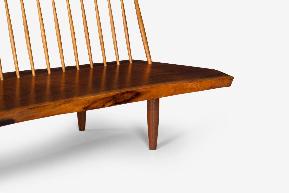 George Nakashima Conoid Bench, 1973 9