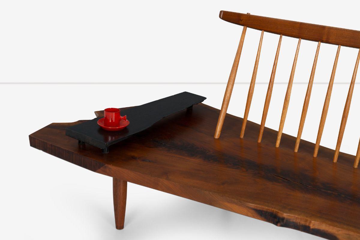 George Nakashima Conoid Bench, 1973 In Good Condition In Chicago, IL