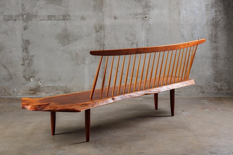 Nakashima 'Conoid' Bench at 1stDibs