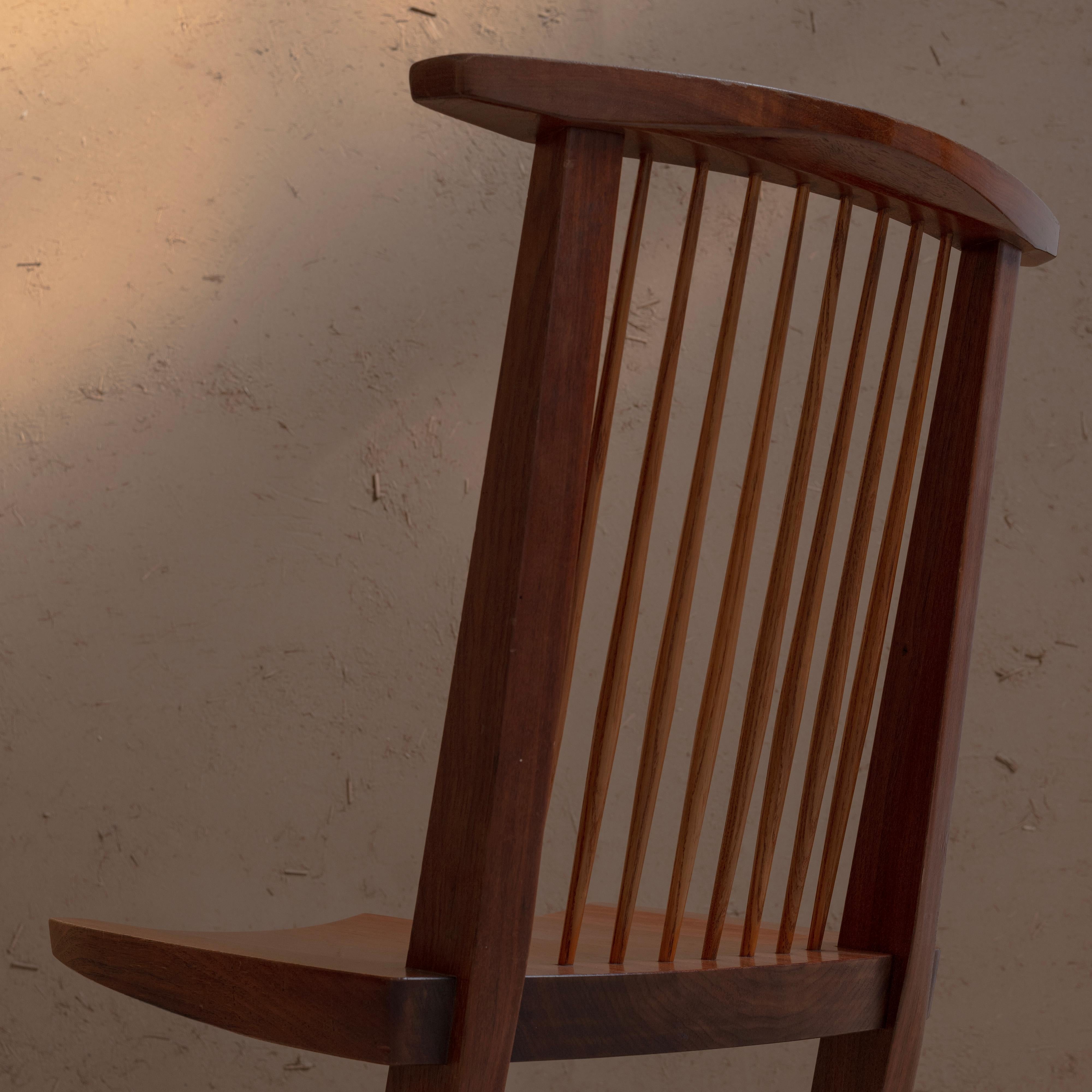 Walnut George Nakashima , Conoid Chair , 70s , SAKURA SEISAKUJYO , B For Sale