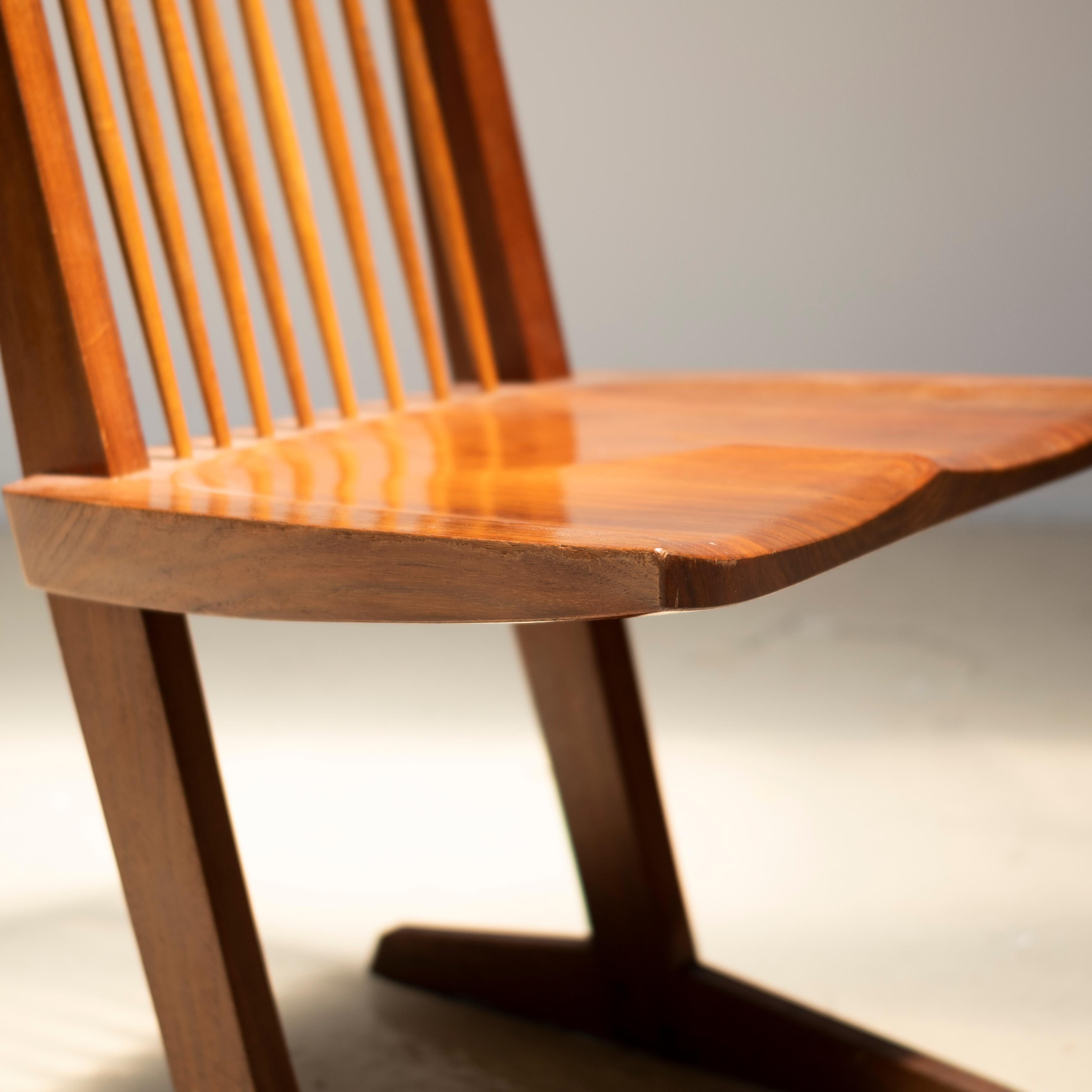 George Nakashima Conoid Chairs, Set of Four, 1970s 6