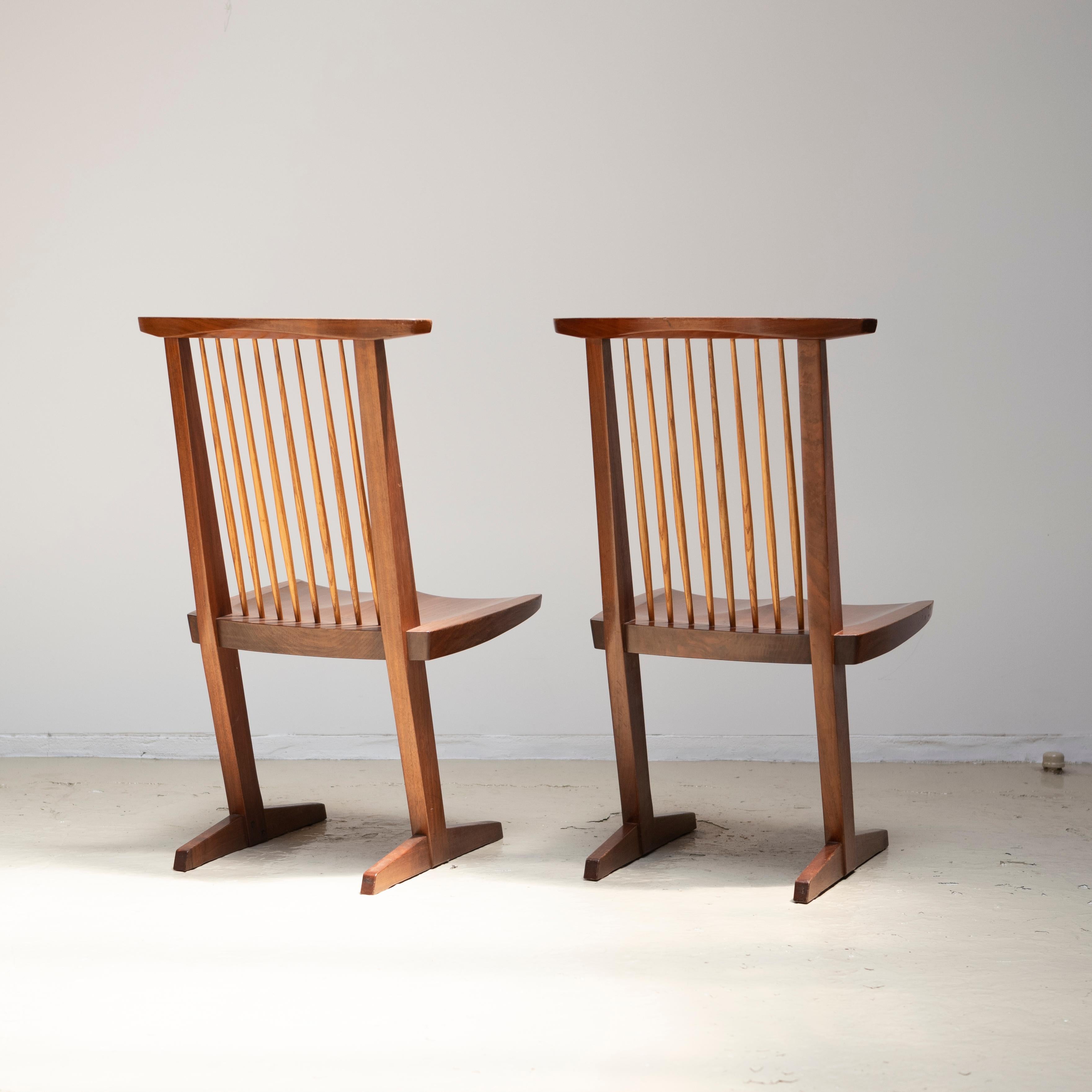 George Nakashima Conoid Chairs, Set of Four, 1970s 2